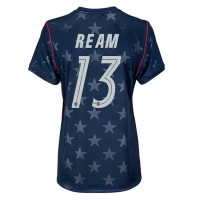 Camiseta Estados Unidos Tim Ream #13 Segunda Equipación Replica Mundial 2026 para mujer mangas cortas